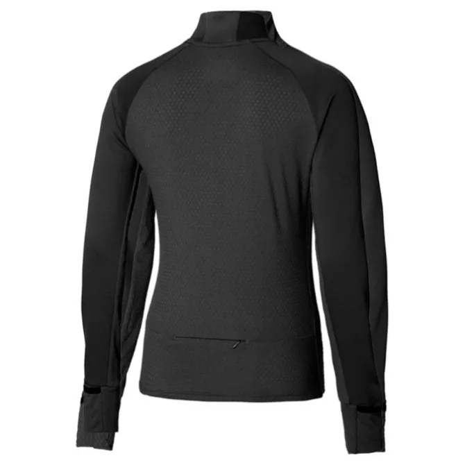 Mizuno Laufshirts>Warmalite Half Zip Schwarz