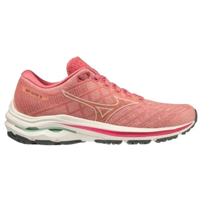 Mizuno Laufschuhe Mit Pronationsstütze | Allround Laufschuhe>Wave Inspire 18 Rot