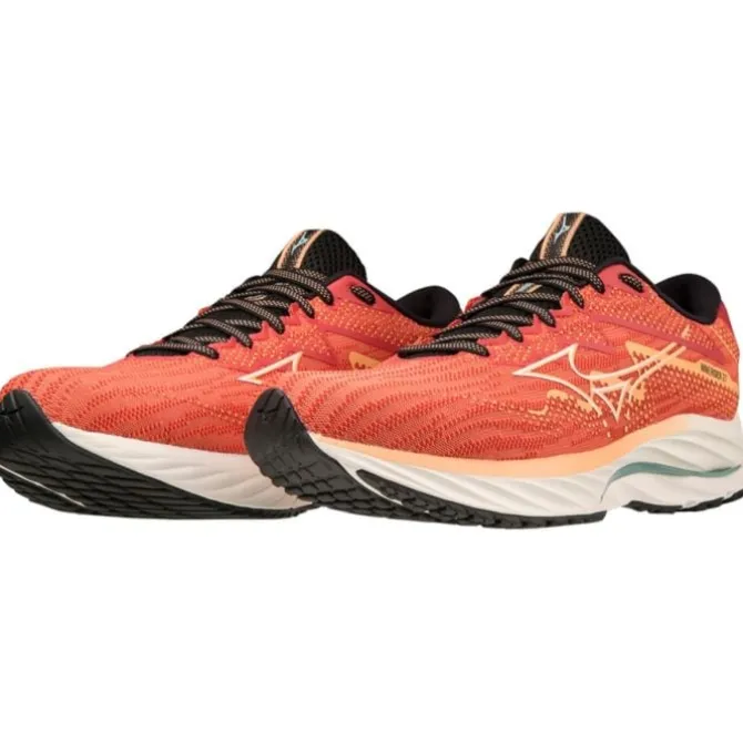 Mizuno Neutrale Laufschuhe | Allround Laufschuhe>Wave Rider 27 Rot