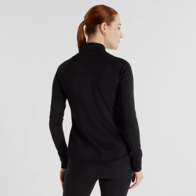 New Balance Laufshirts>Athletics Heat Grid Half Zip Schwarz