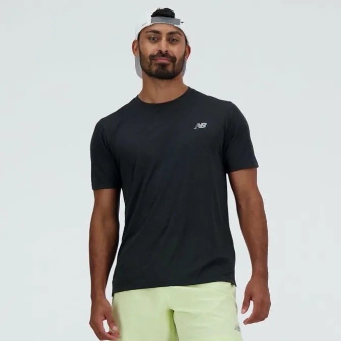 New Balance Laufshirts>Athletics Run T-shirt Schwarz