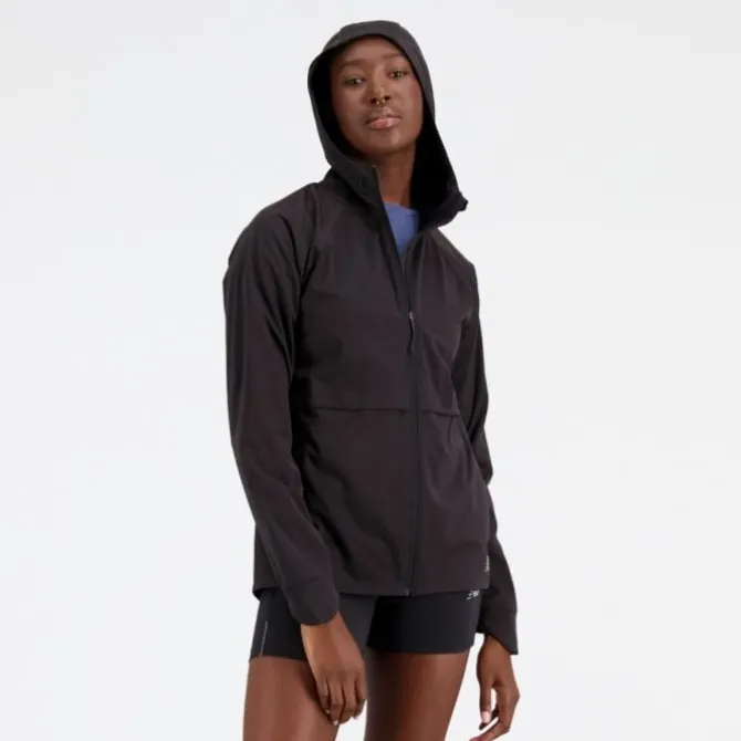 New Balance Laufjacken>Impact Run Water Defy Jacket Schwarz