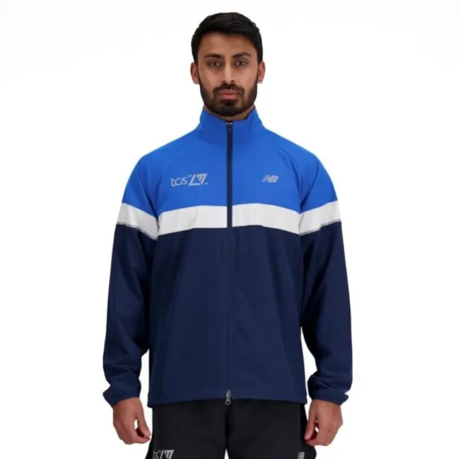 New Balance Laufjacken>London Marathon Jacket Blau