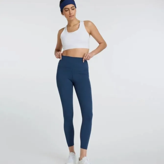 New Balance Laufhosen>NB Harmony Pocket High Rise Legging 25" Blau