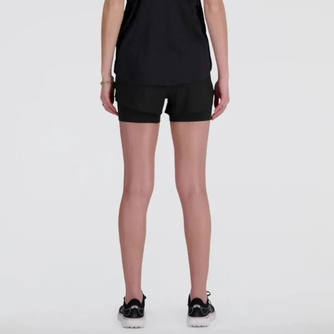 New Balance Laufshorts>RC Seamless 2 In 1 Short 3 Inch Schwarz