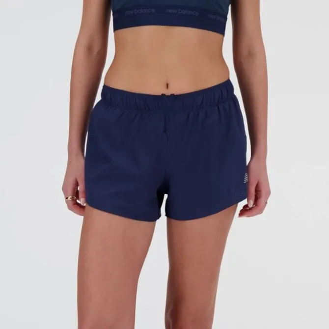 New Balance Laufshorts>RC Seamless Short 3 Inch Blau