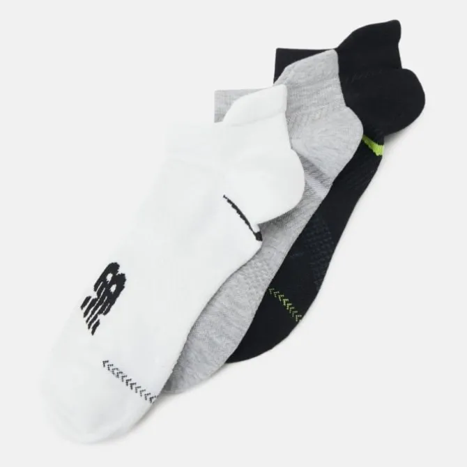 New Balance Laufsocken>Running Repreve No-Show Tab 3 Weiß