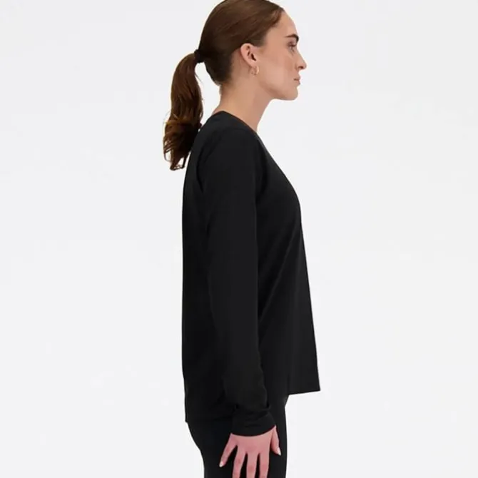 New Balance Laufshirts>Sport Essentials Long Sleeve Schwarz