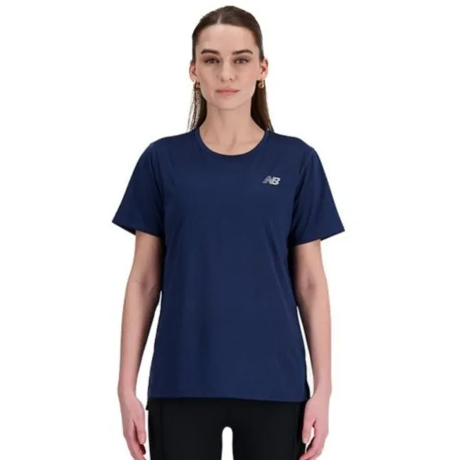 New Balance Laufshirts>Sport Essentials T-Shirts Blau