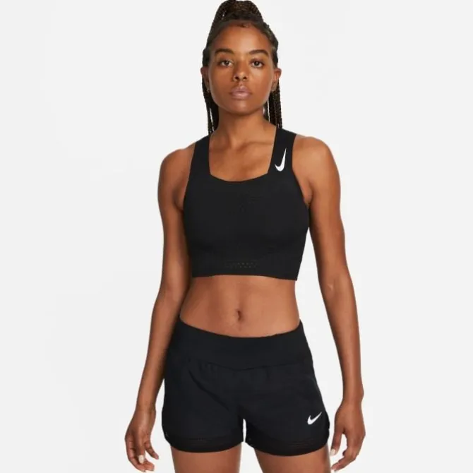 Nike Laufunterwüsche | Laufshirts>Dri Fit Advanced Aeroswift Crop Top Schwarz