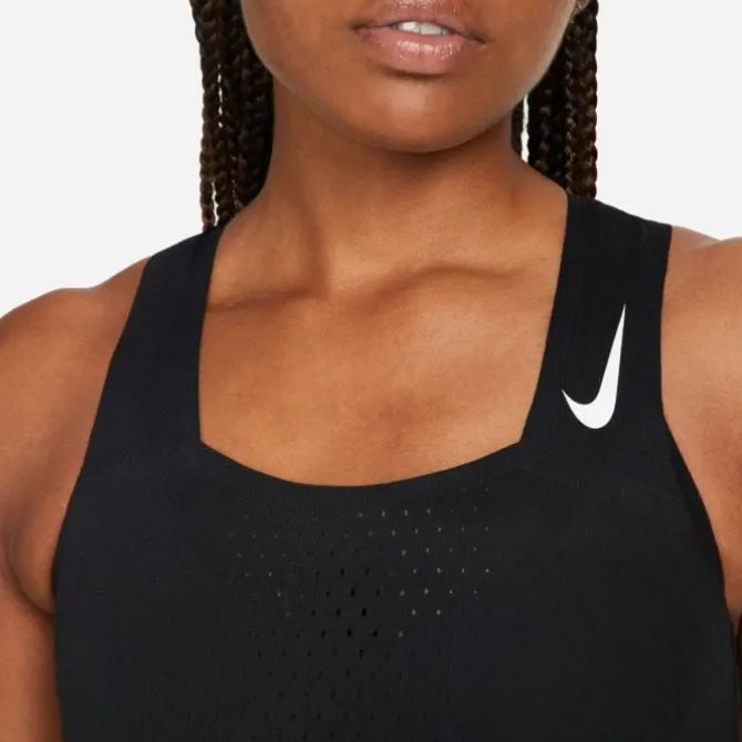 Nike Laufunterwüsche | Laufshirts>Dri Fit Advanced Aeroswift Crop Top Schwarz