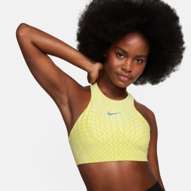 Nike Sport-bhs>Dri Fit Swoosh Medium Support Bra Gelb