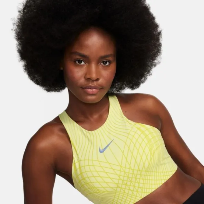 Nike Sport-bhs>Dri Fit Swoosh Medium Support Bra Gelb