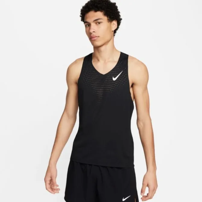 Nike Laufshirts>Dri-FIT Advanced Aeroswift Singlet Schwarz