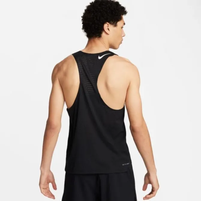 Nike Laufshirts>Dri-FIT Advanced Aeroswift Singlet Schwarz