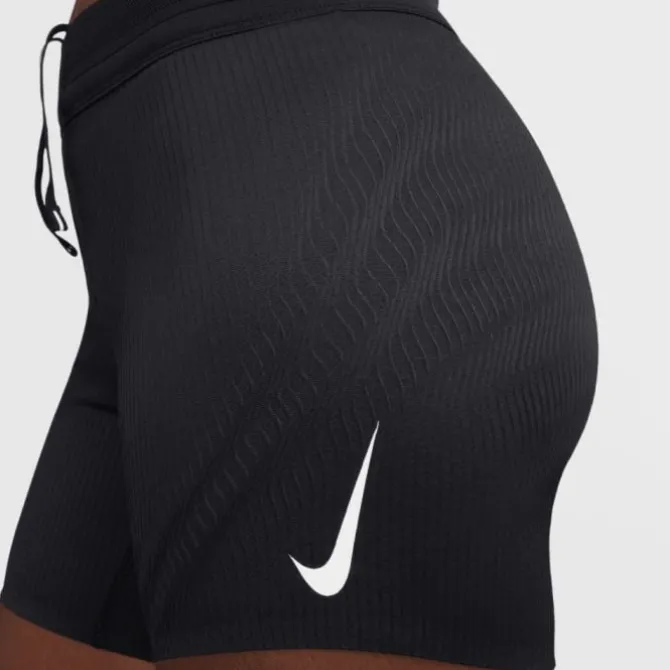 Nike Laufshorts>Dri-FIT Aerowift Mid-Rise 5in Short Tights Schwarz