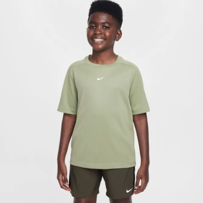 Nike T-shirts>Dri-FIT Multi Short Sleeve Tee Grün