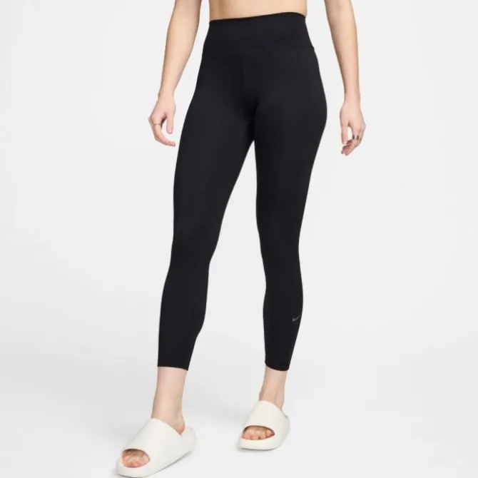 Nike Laufhosen>Dri-FIT One High-Waisted 7/8 Tights Schwarz
