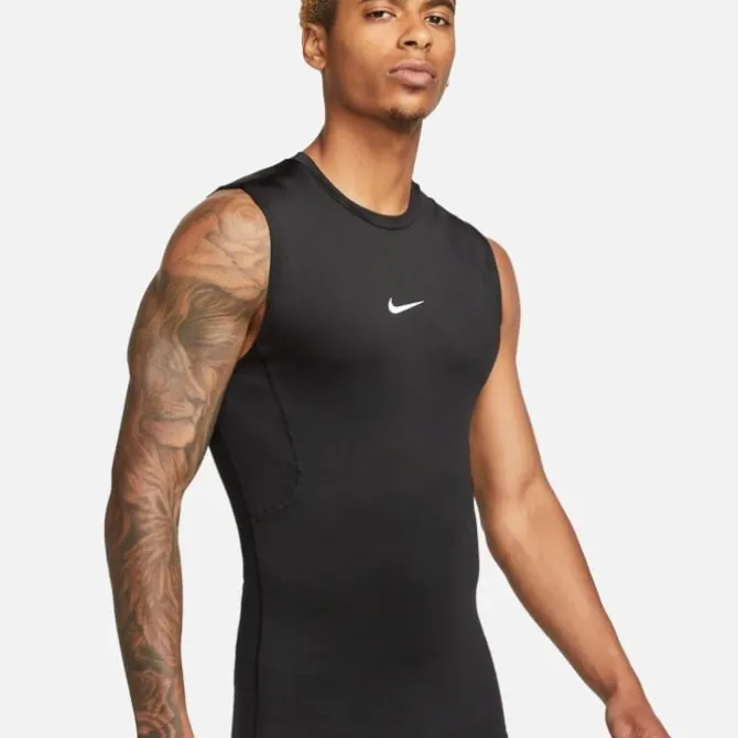 Nike Laufunterwäsche | Laufshirts>Dri-FIT Pro Tank Schwarz