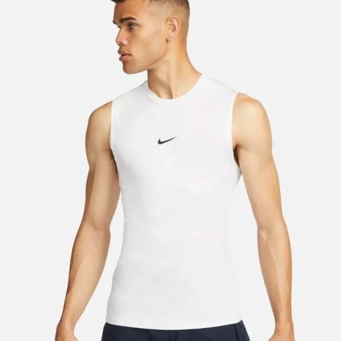 Nike Laufunterwäsche | Laufshirts>Dri-FIT Pro Tank Weiß