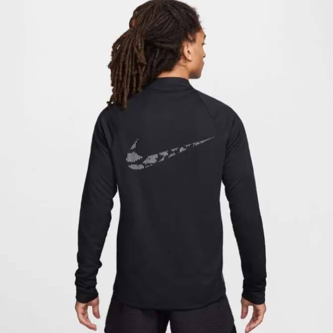 Nike Laufshirts>Dri-FIT Run Division Element Midlayer Half Zip Schwarz