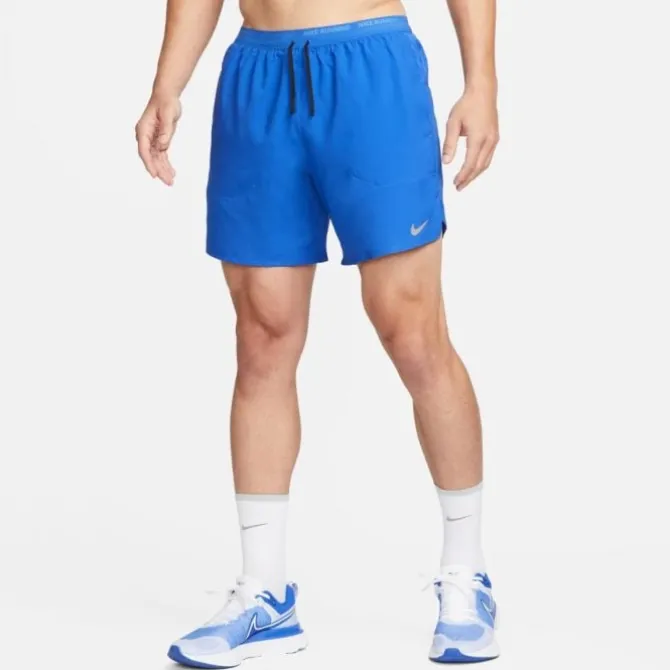 Nike Laufshorts>Dri-FIT Stride 7in Brief-Lined Shorts Blau