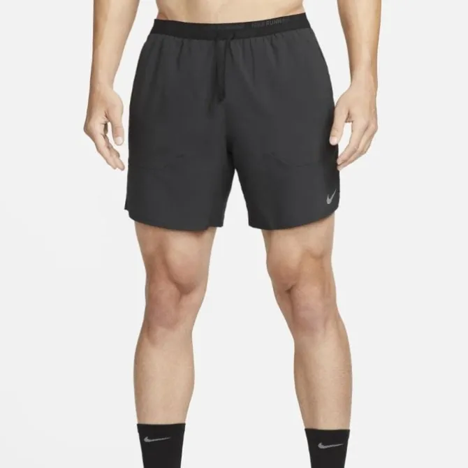 Nike Laufshorts>Dri-Fit Stride 7in Brief-Lined Shorts Schwarz