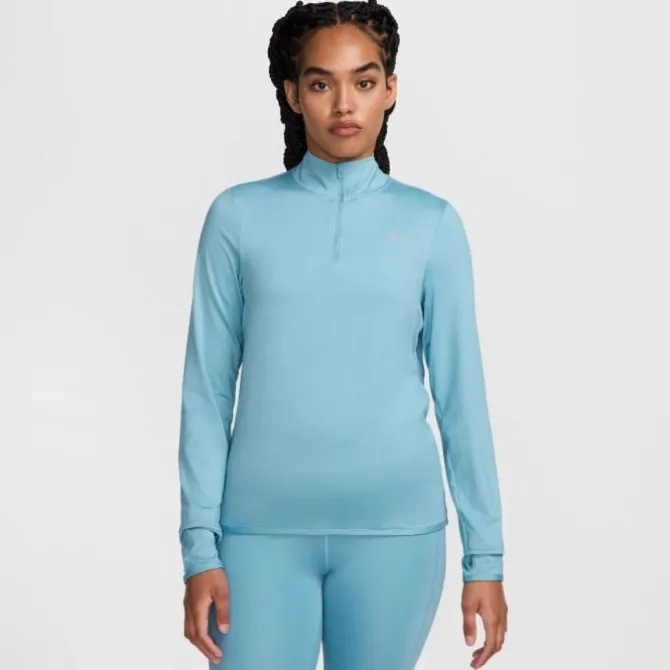 Nike Laufshirts>Dri-FIT Swift Element UV Half Zip Blau