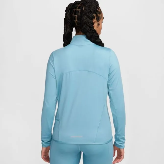 Nike Laufshirts>Dri-FIT Swift Element UV Half Zip Blau