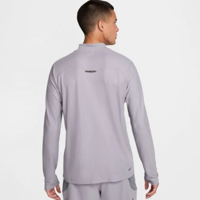 Nike Laufshirts>Dri-FIT Trail Long Sleeve Tee Grau