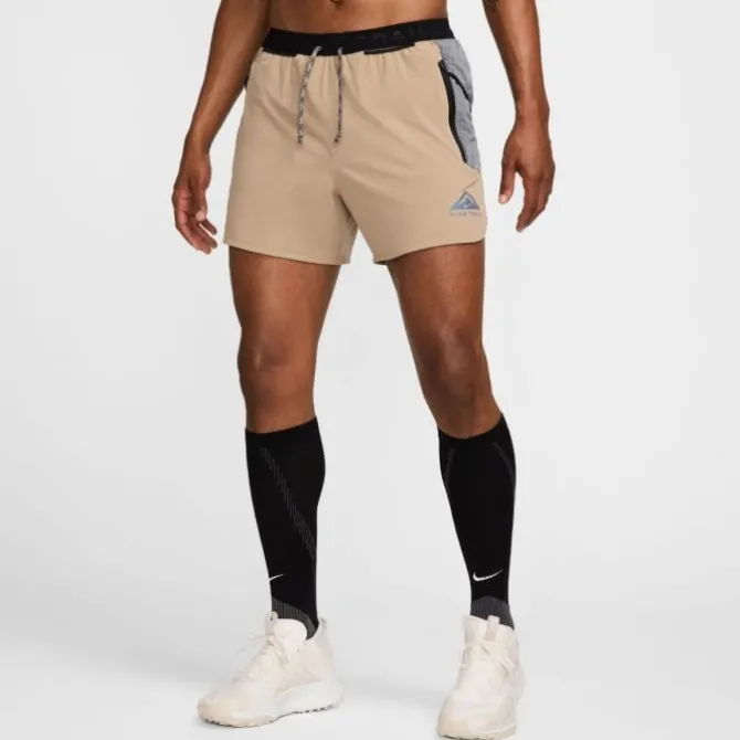 Nike Laufshorts>Dri-FIT Trail Second Sunrise 5in Brief-Lined Shorts Braun