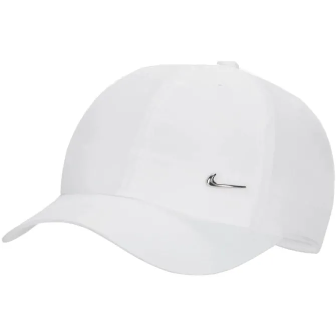 Nike Caps>Dri-FIT Unstructured Metal Swoosh Cap Weiß