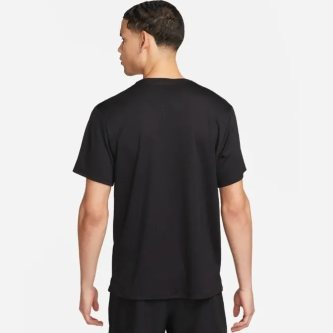 Nike Laufshirts>Dri-Fit UV Miler Short Sleeve Tee Schwarz