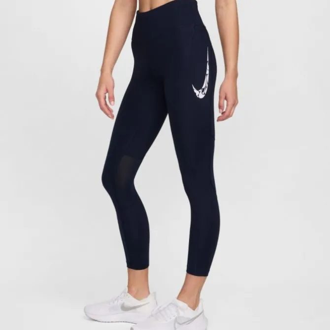 Nike Laufhosen>Fast 7/8 Tights Schwarz