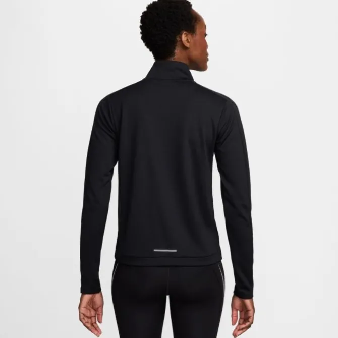 Nike Laufunterwüsche | Laufshirts>Swoosh HyperBright Half Zip Long Sleeve Midlayer Schwarz