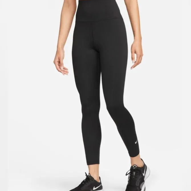 Nike Laufhosen>Therma-FIT One High-Waisted 7/8 Tights Schwarz