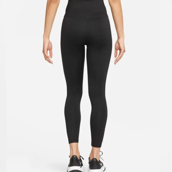 Nike Laufhosen>Therma-FIT One High-Waisted 7/8 Tights Schwarz