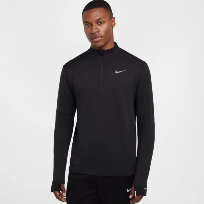 Nike Laufshirts>Therma-FIT Water-Repellent Element Half Zip Schwarz