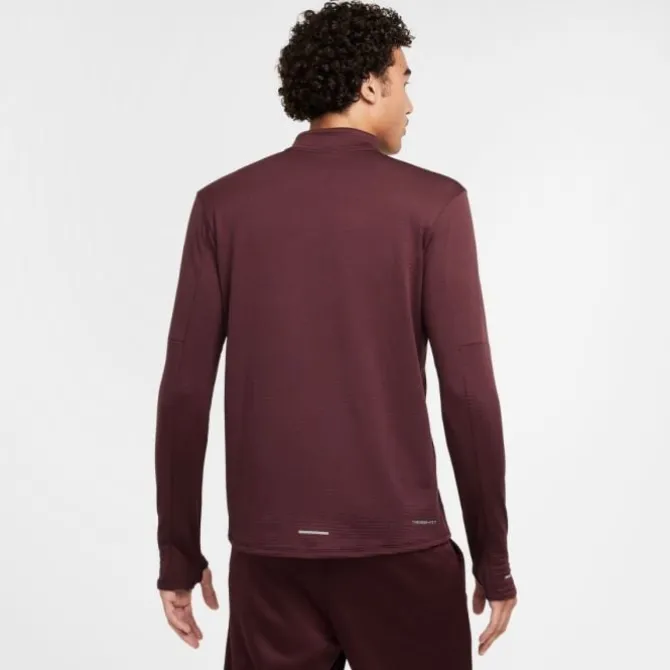 Nike Laufshirts>Therma-FIT Water-Repellent Element Half Zip Rot