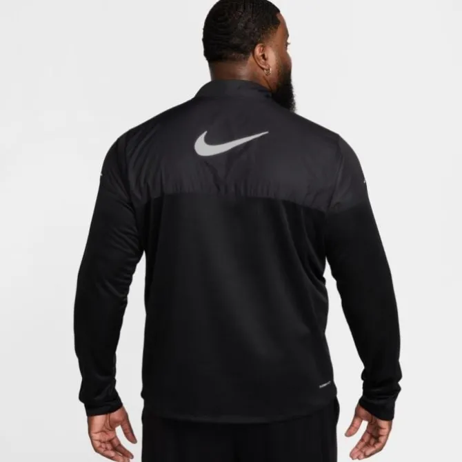 Nike Laufshirts>Therma-FIT Water-Repellent Sphere Element Half Zip Schwarz