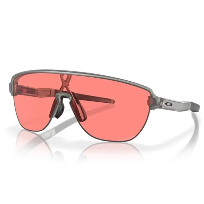 Oakley Sonnenbrillen>Corridor Matte Grey Ink (Prizm Peach) Grau