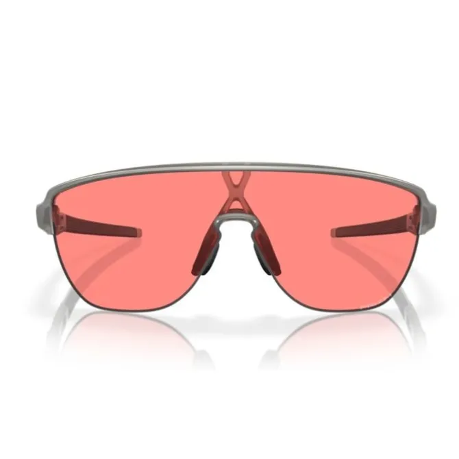 Oakley Sonnenbrillen>Corridor Matte Grey Ink (Prizm Peach) Grau
