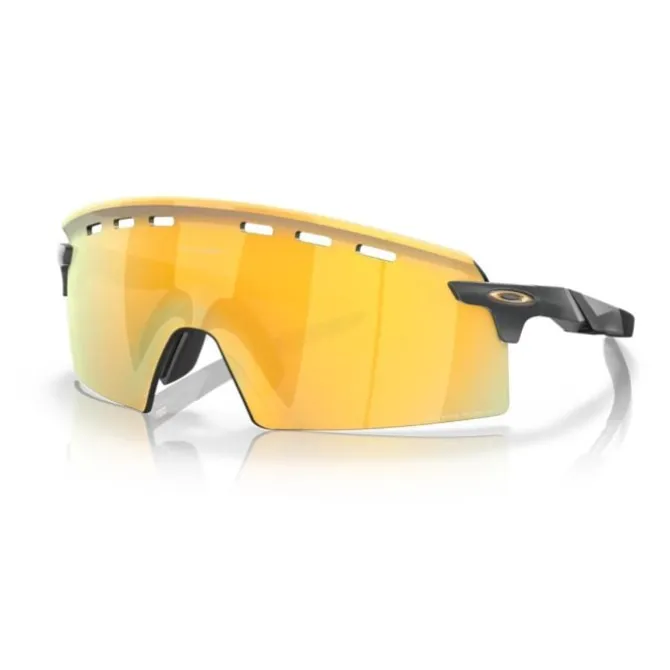 Oakley Sonnenbrillen>Strike Vented Matte Carbon (Prizm 24k) Gold