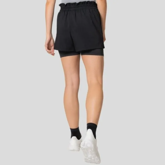 Odlo Laufshorts>Essential 365 5 Inch 2-In-1 Short Schwarz