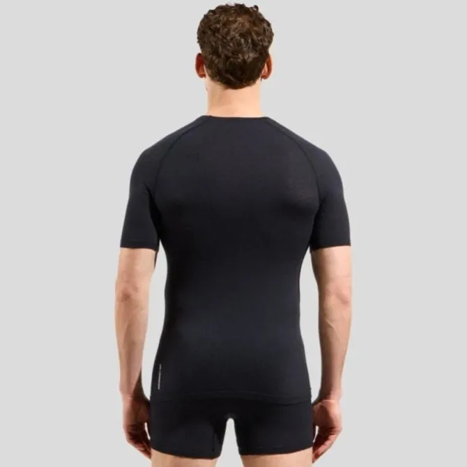 Odlo Laufunterwäsche | Laufshirts>Merino PW BL SS Tee Schwarz