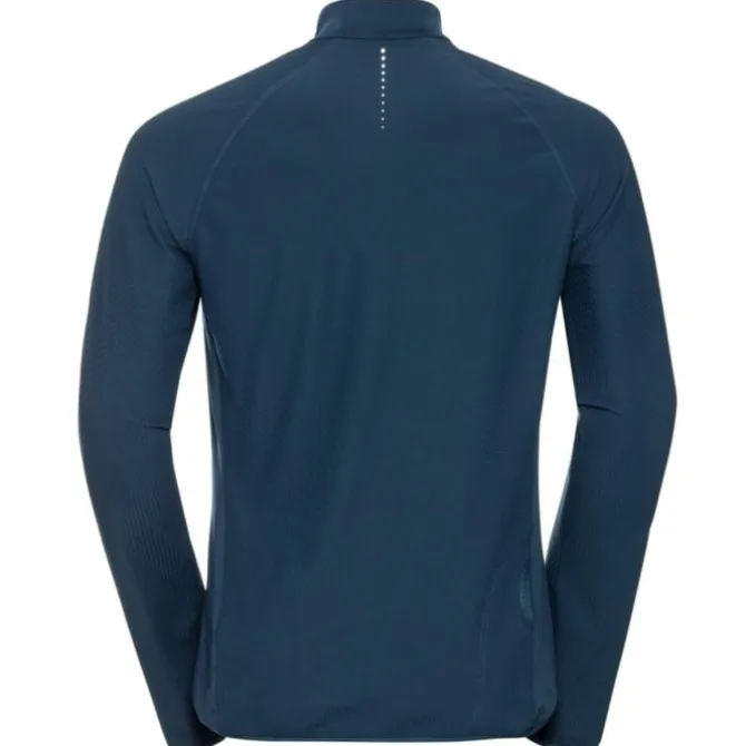 Odlo Laufshirts>Midlayer 1/2 zip Zeroweight Blau