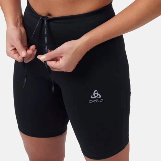 Odlo Laufshorts>Tights Short Essential Schwarz