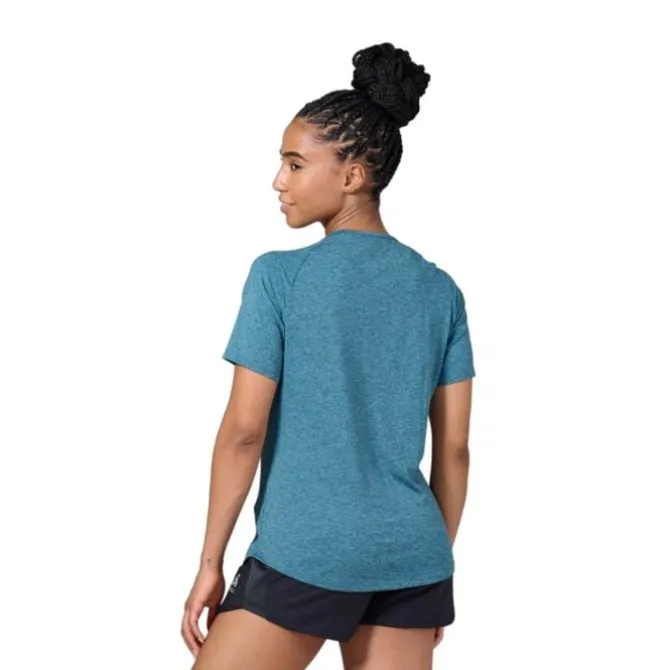 Odlo Laufshirts>T-shirt Crew Neck Short Sleeve Run Easy Blau