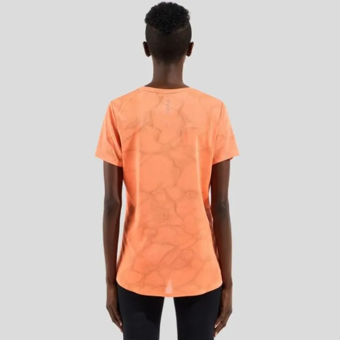 Odlo Laufshirts>Zeroweight Engineered Chill-Tec T-Shirt Crew Neck Orange