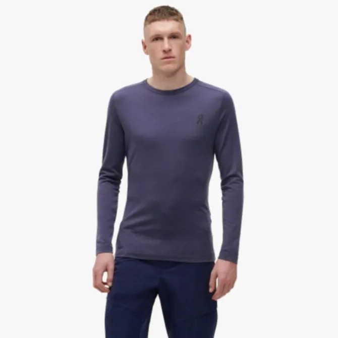 On Laufshirts>Men's Merino Lg-T Violett